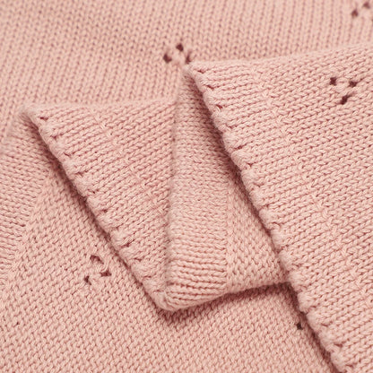 Cotton Knit Baby Blanket