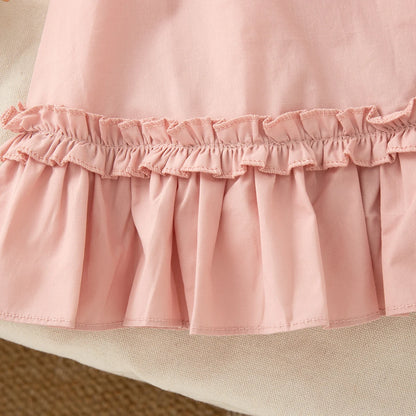 Pink/Blue Dress with Bow