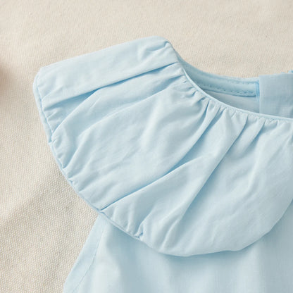 Pink/Blue Dress with Bow