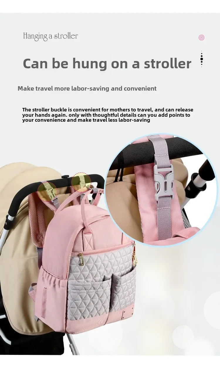 Baby Bag Backpack Sleek