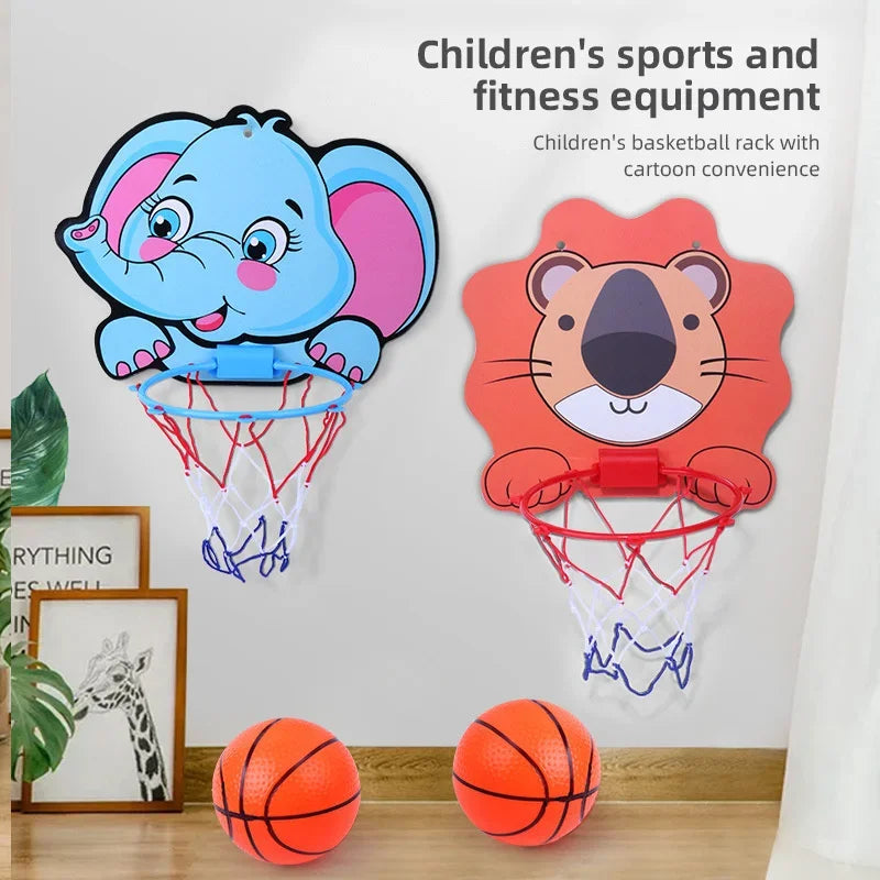 Mini Basketball Hoop Cartoon Animals