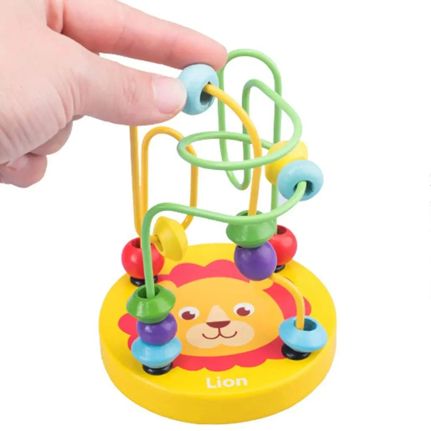 Colorful Wooden Roller Coaster Toy