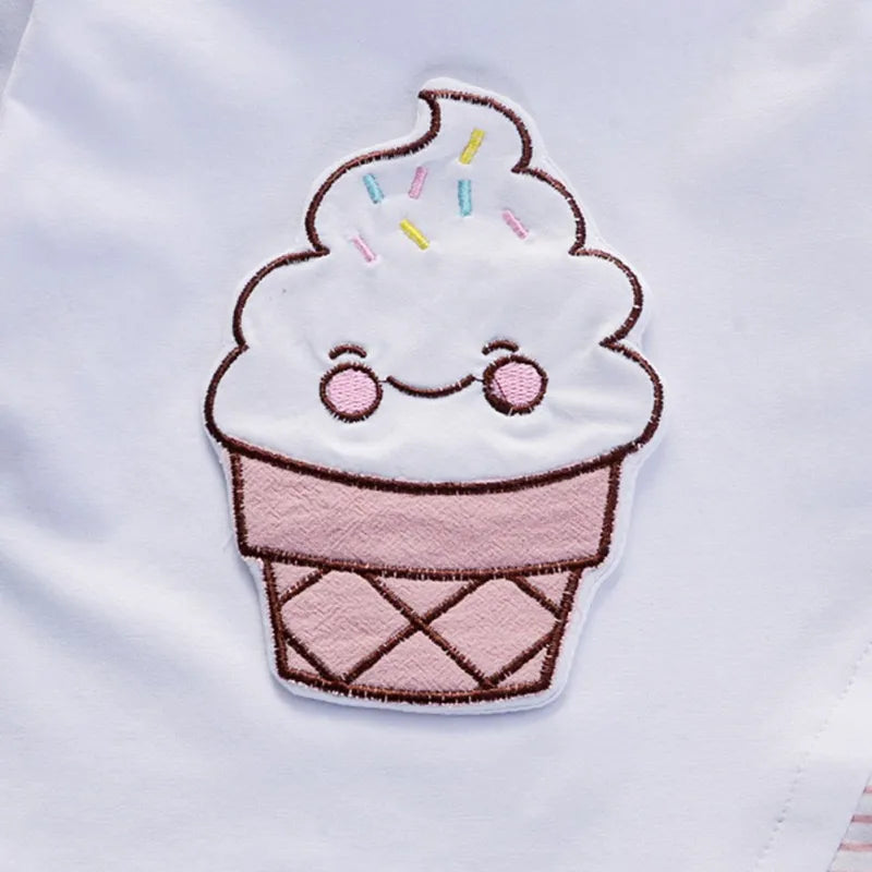 2 Piece Cherry/Cupcake Outfit
