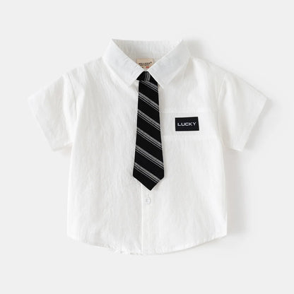 Fashion Boys Shirt with Tie