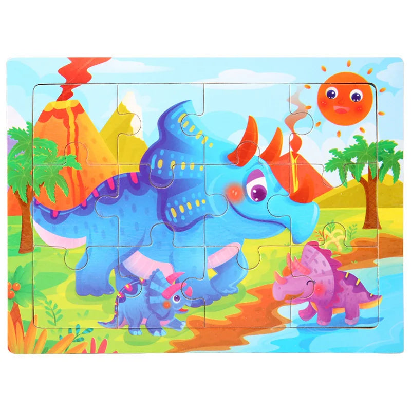12piece Wooden Jigsaw Puzzle