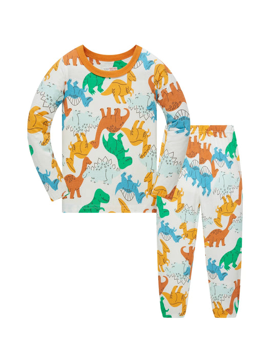 Long Sleeve Dinosuar Pajama Set