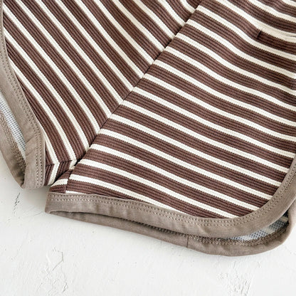 2 Piece Shirt and Stripe Shorts
