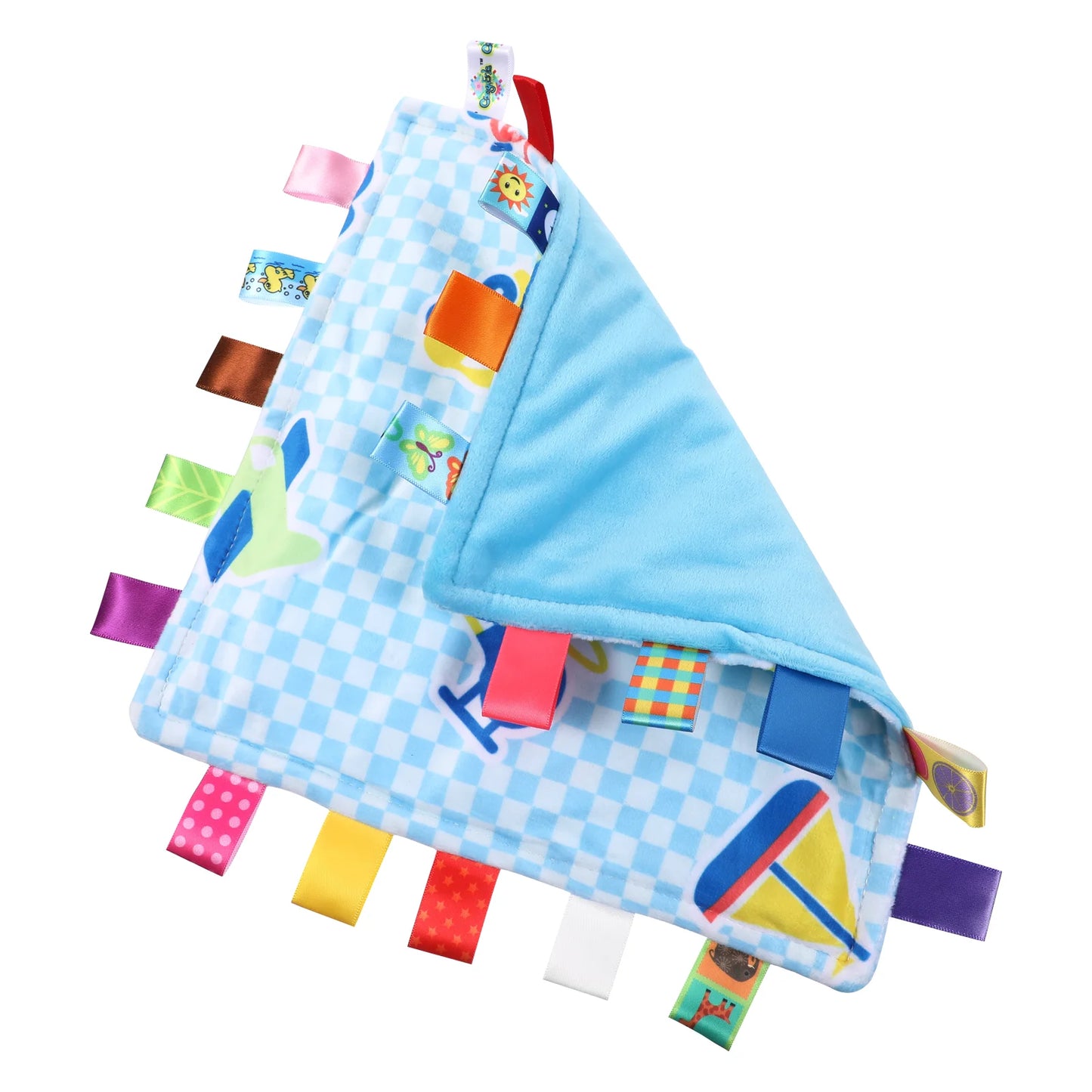 Green Baby Security Blanket