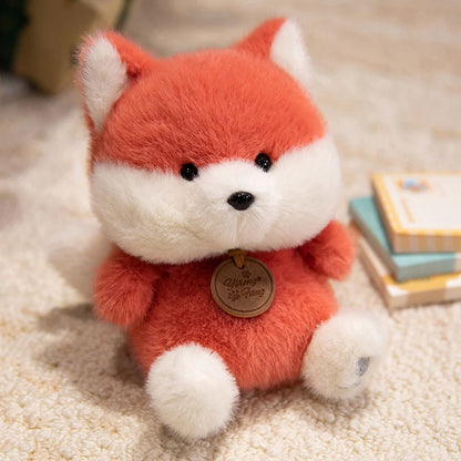 Cute Sitting Red Panda, Fox, Sloth, Cat, Stuffed Animal