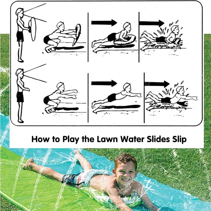 Outdoor Lawn Water Slide