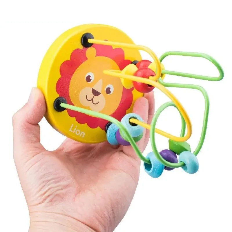 Colorful Wooden Roller Coaster Toy