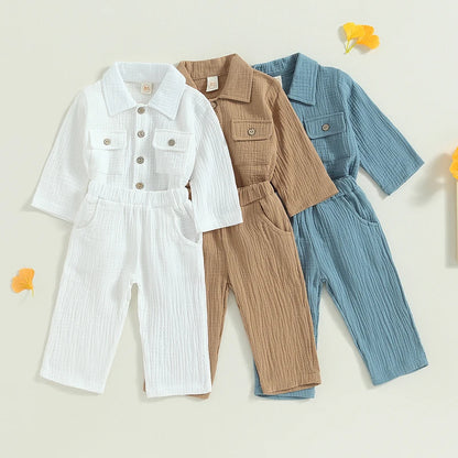 Linen Button Down Shirt and Pants