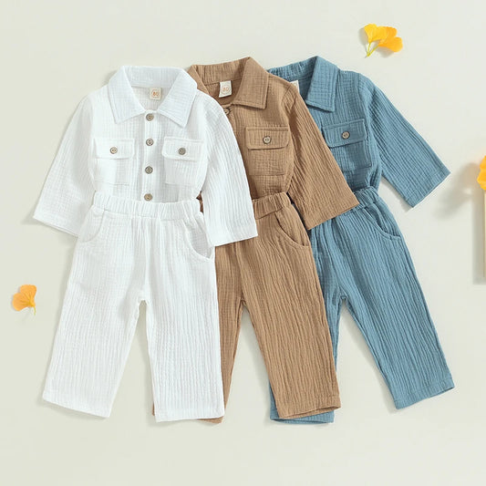Linen Button Down Shirt and Pants