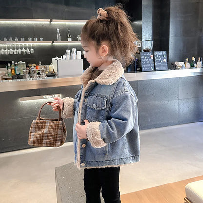 Fur Lined Winter Demin Jacket