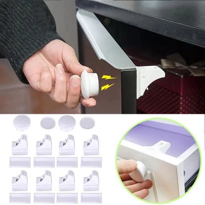 Child Safety Locks Invisible Magnetic Key