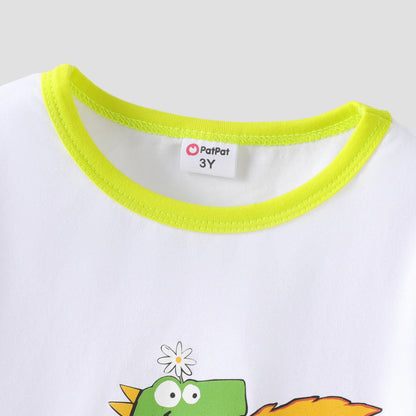 Dinosaur Shirt with Overalls