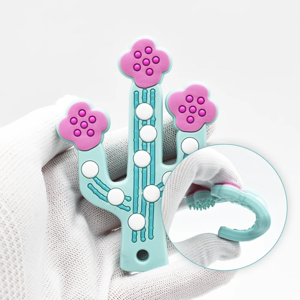 Cactus Shaped Baby Teether