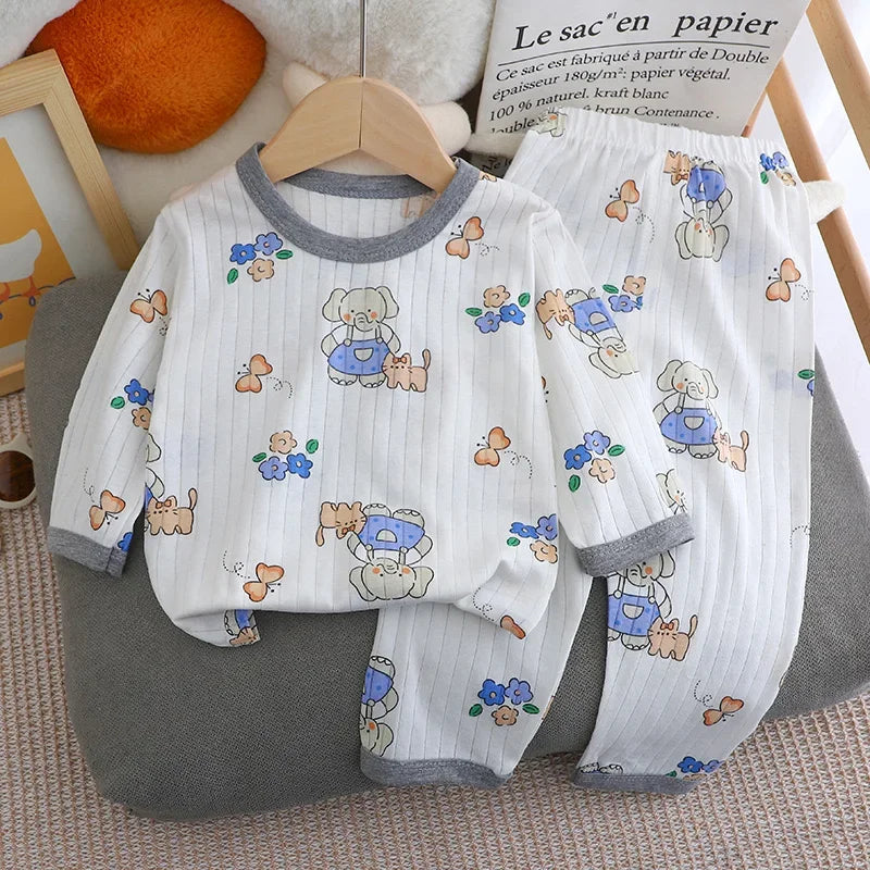 Long Sleeve Boys Pajama Set