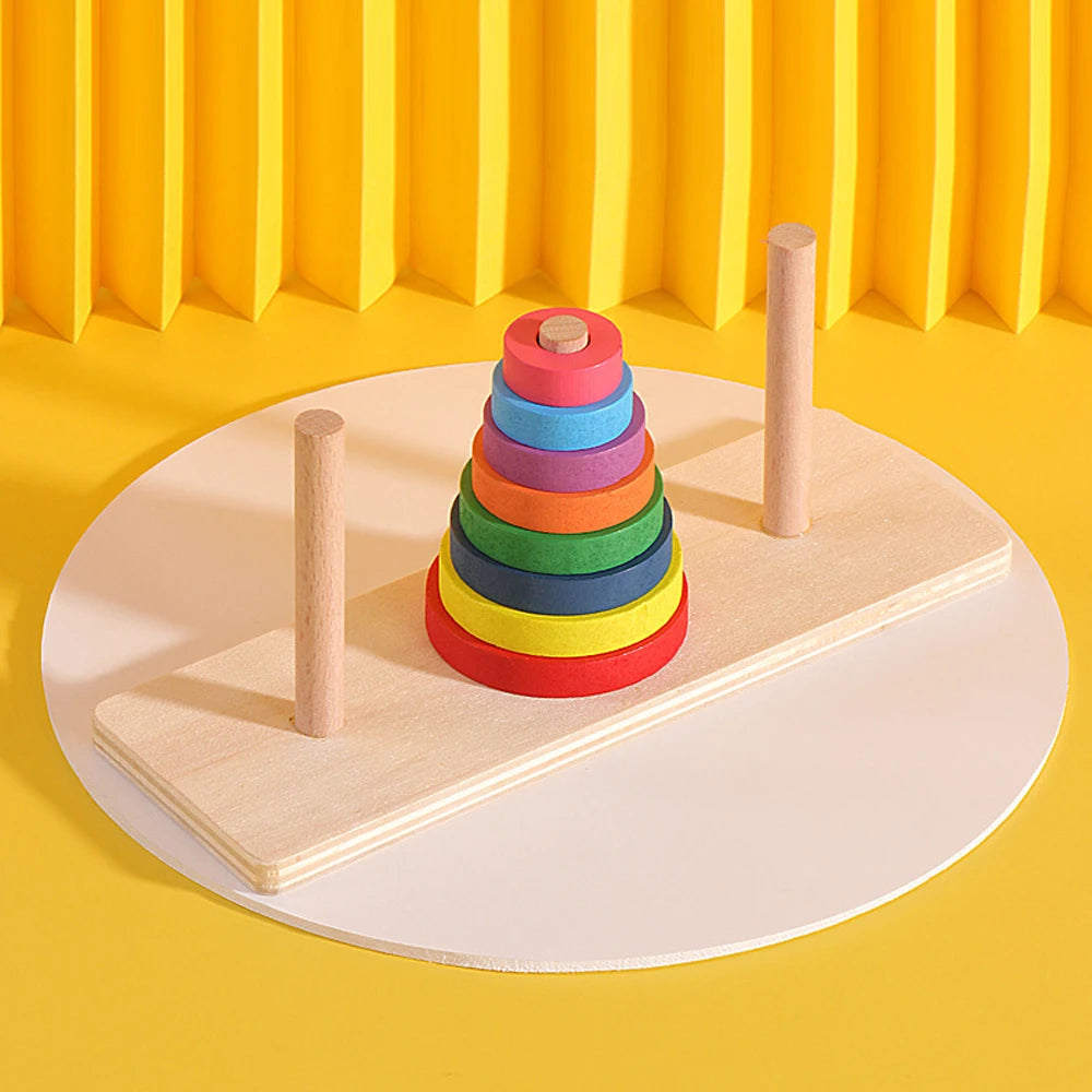 Baby Wooden Stacking Ring Toy