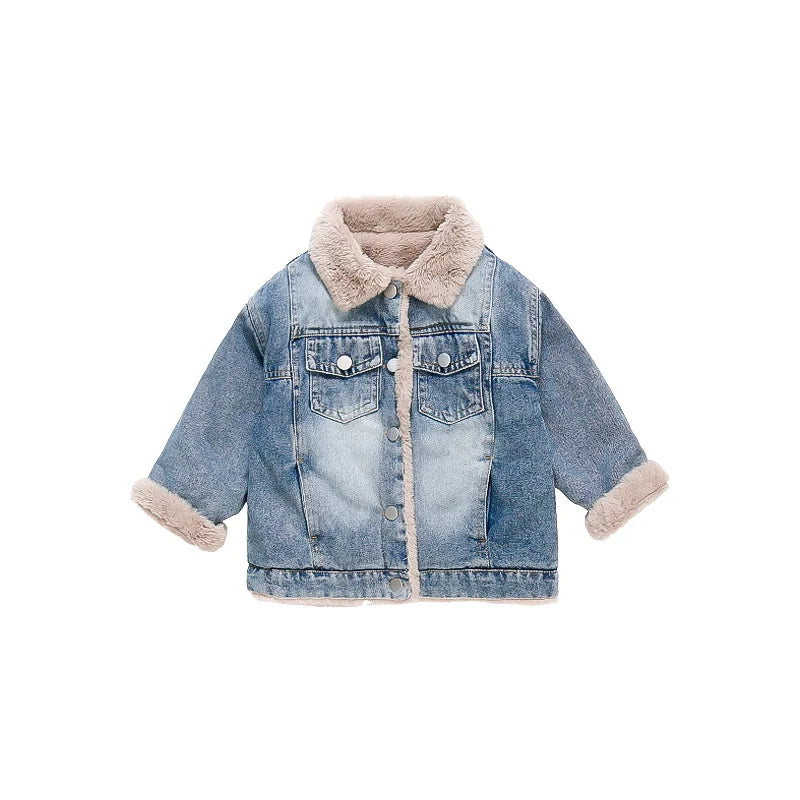 Fur Lined Winter Demin Jacket