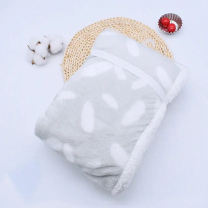 Baby Blanket Warm Fleece Abstract Design