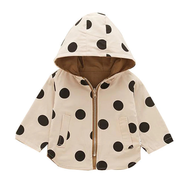 Polka Dot Double-sided Jacket