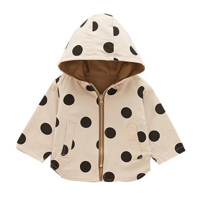 Polka Dot Double-sided Jacket