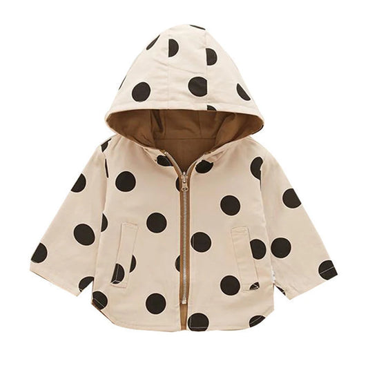 Polka Dot Double-sided Jacket