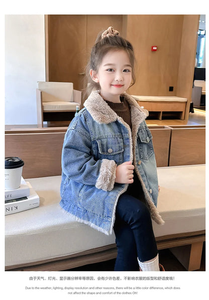 Fur Lined Winter Demin Jacket