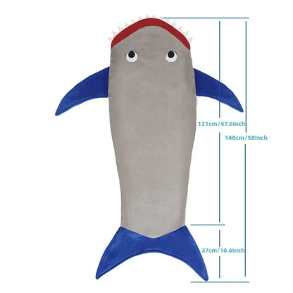 Shark Mermaid Tail Blanket
