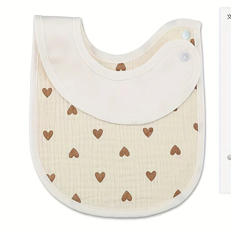 2 Piece Baby Cotton Bibs