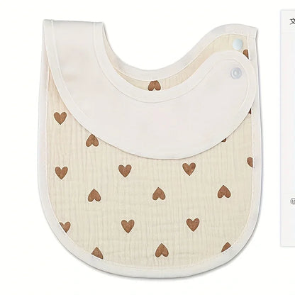 2 Piece Baby Cotton Bibs