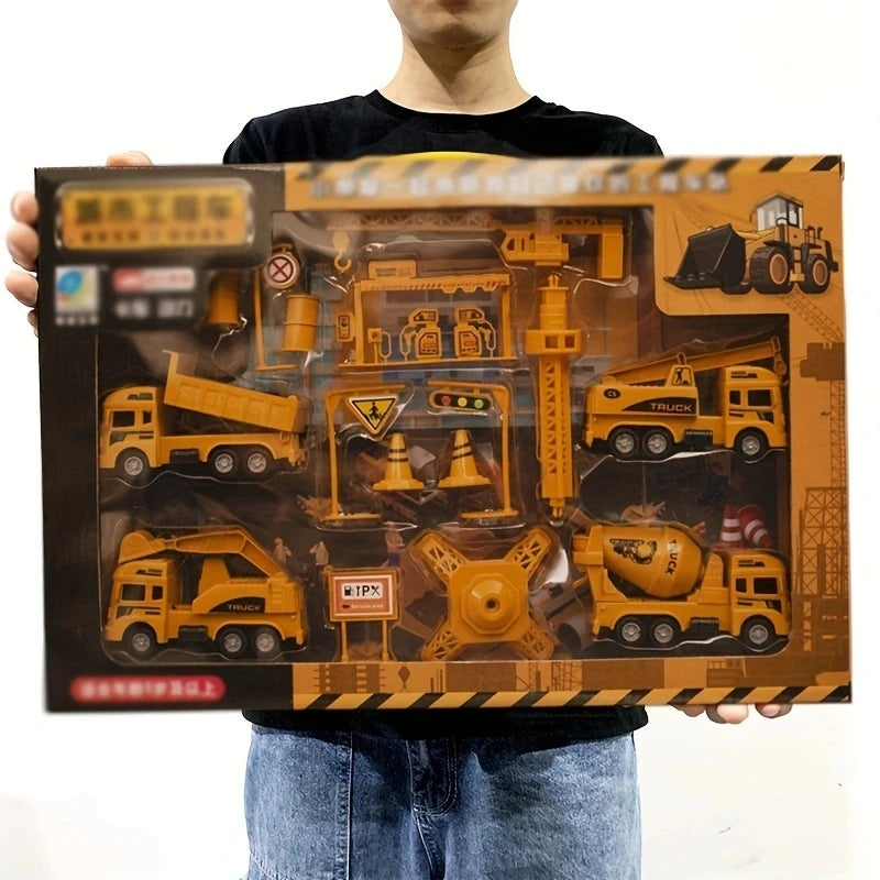 Construction Vehicle Toy Set