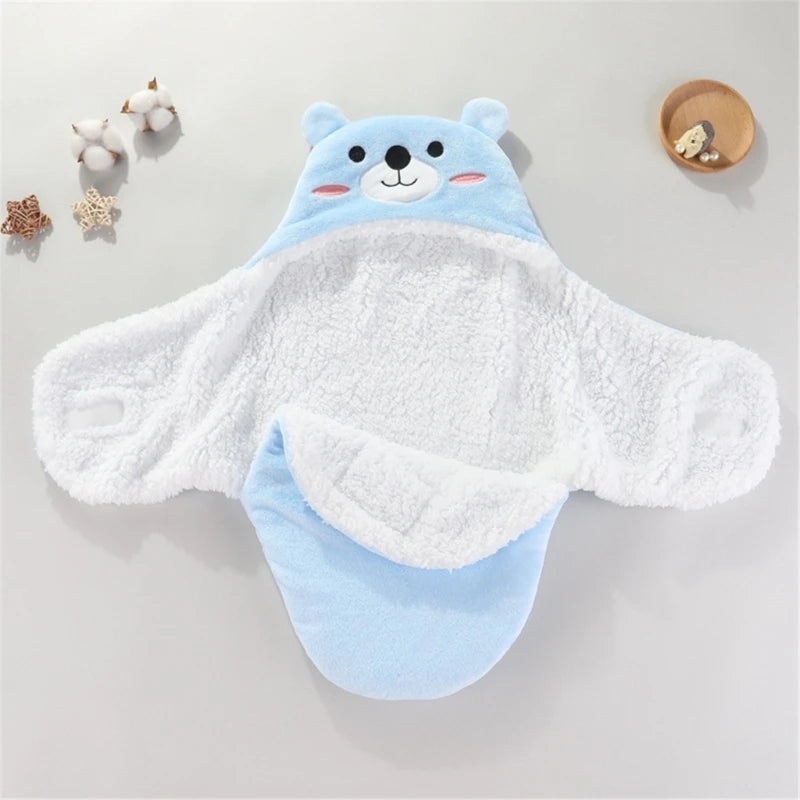 Soft Flannel Winter Baby Swaddle