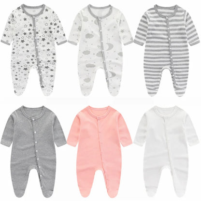 Cotton Romper Gender Neutral Colors