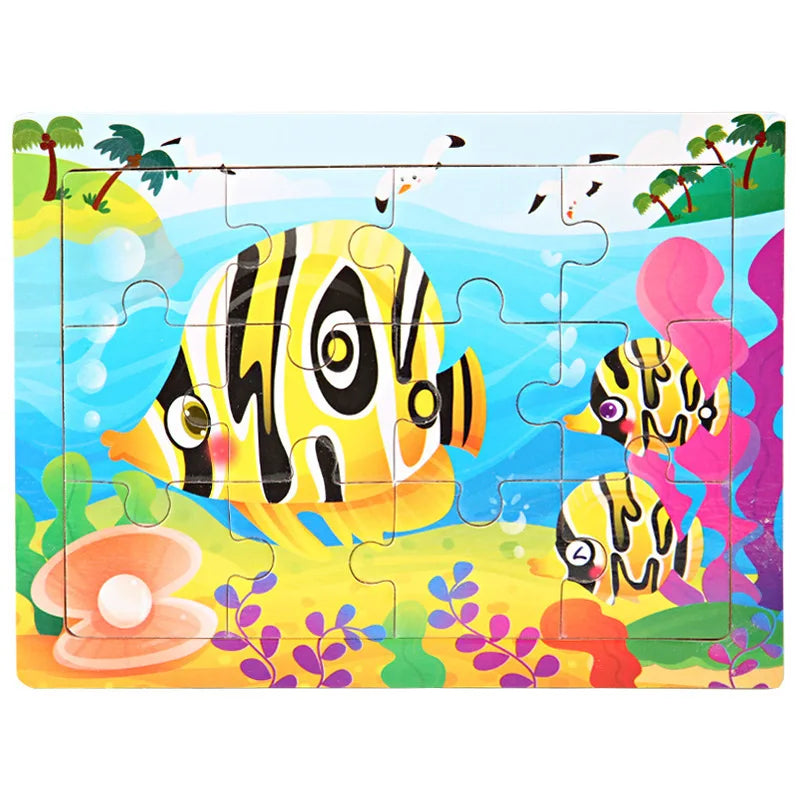 12piece Wooden Jigsaw Puzzle