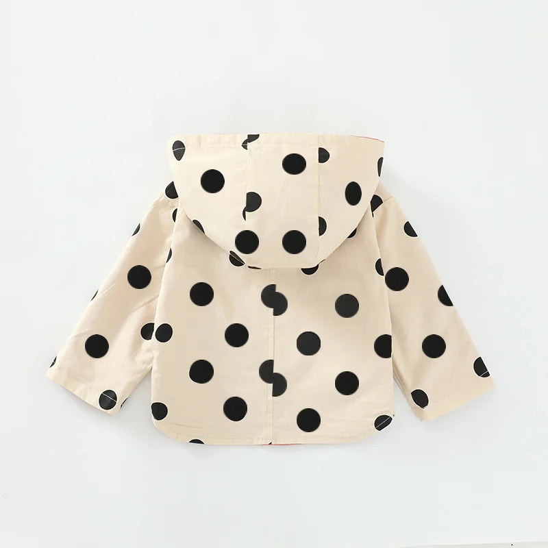 Polka Dot Double-sided Jacket