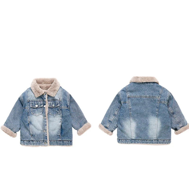 Fur Lined Winter Demin Jacket