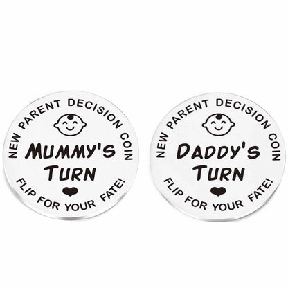 Funny Baby Gift Decision Coin Double Sided
