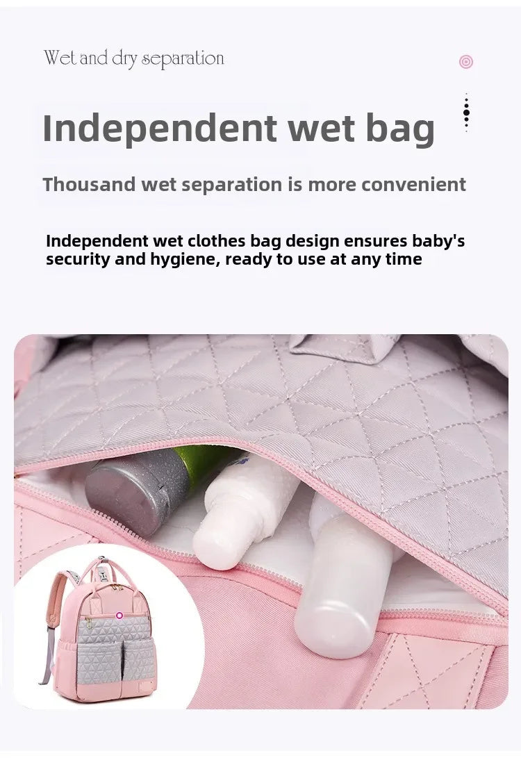 Baby Bag Backpack Sleek