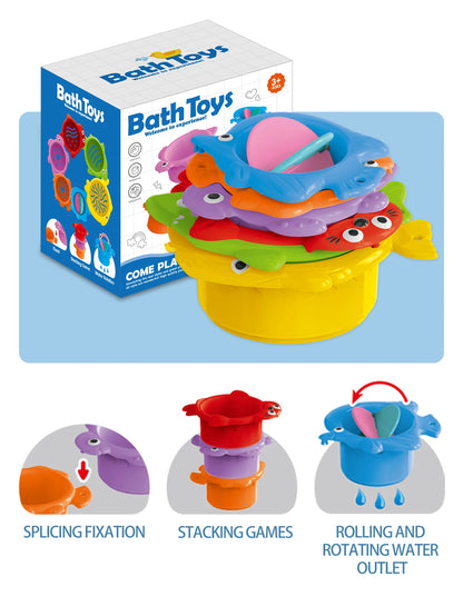 Stacking Cups Bath Toy