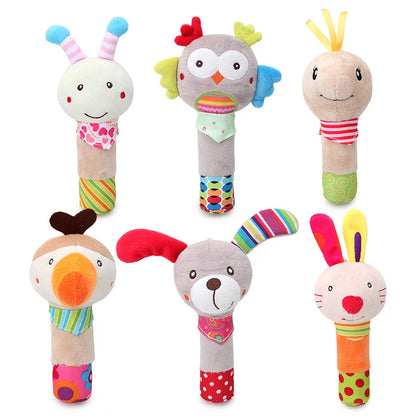 Cartoon Animal Baby Rattles
