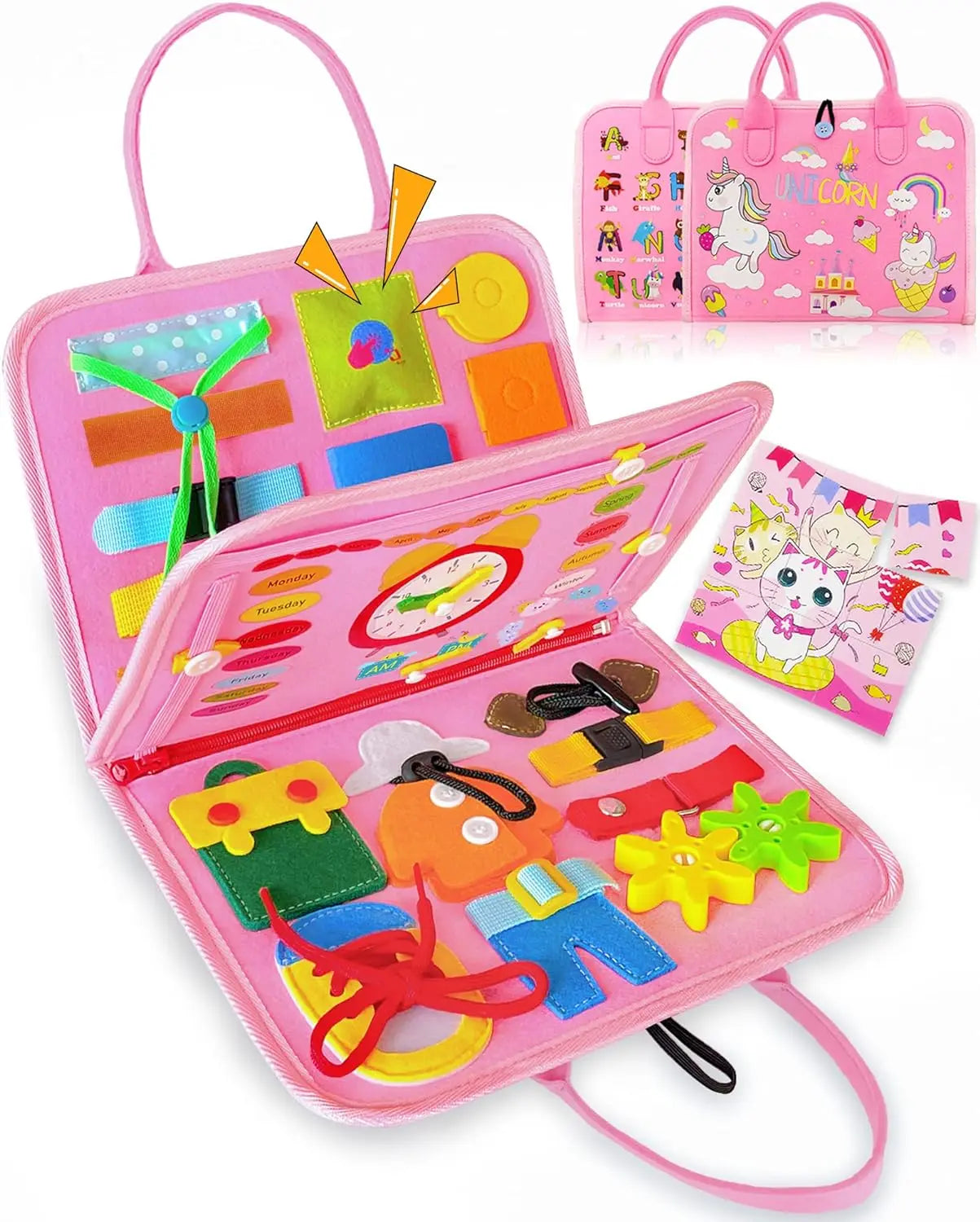 Busy Board Travel Backpack