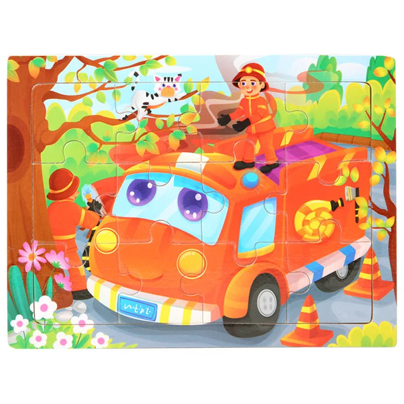 12piece Wooden Jigsaw Puzzle
