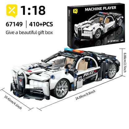 Police Car Building Blocks