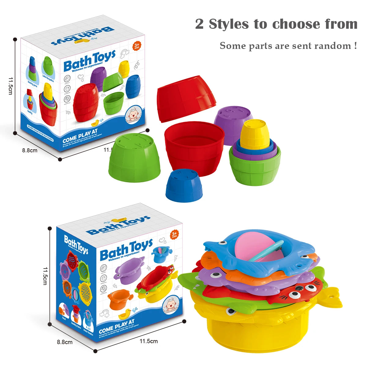 Stacking Cups Bath Toy