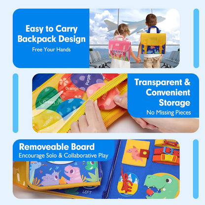 Busy Board Travel Backpack