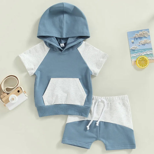 Boys Hoodie and Shorts Set