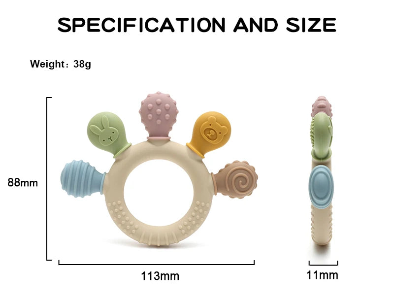 Soft Silicone Baby Teether