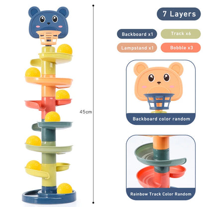 Rolling Ball Spiral Tower Toy